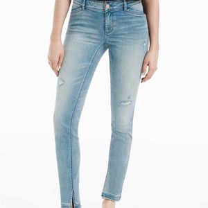 WHBM distressed jeans.